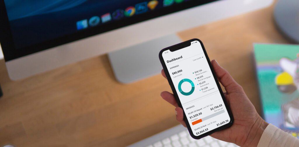 Quickbooks Online App on iphone