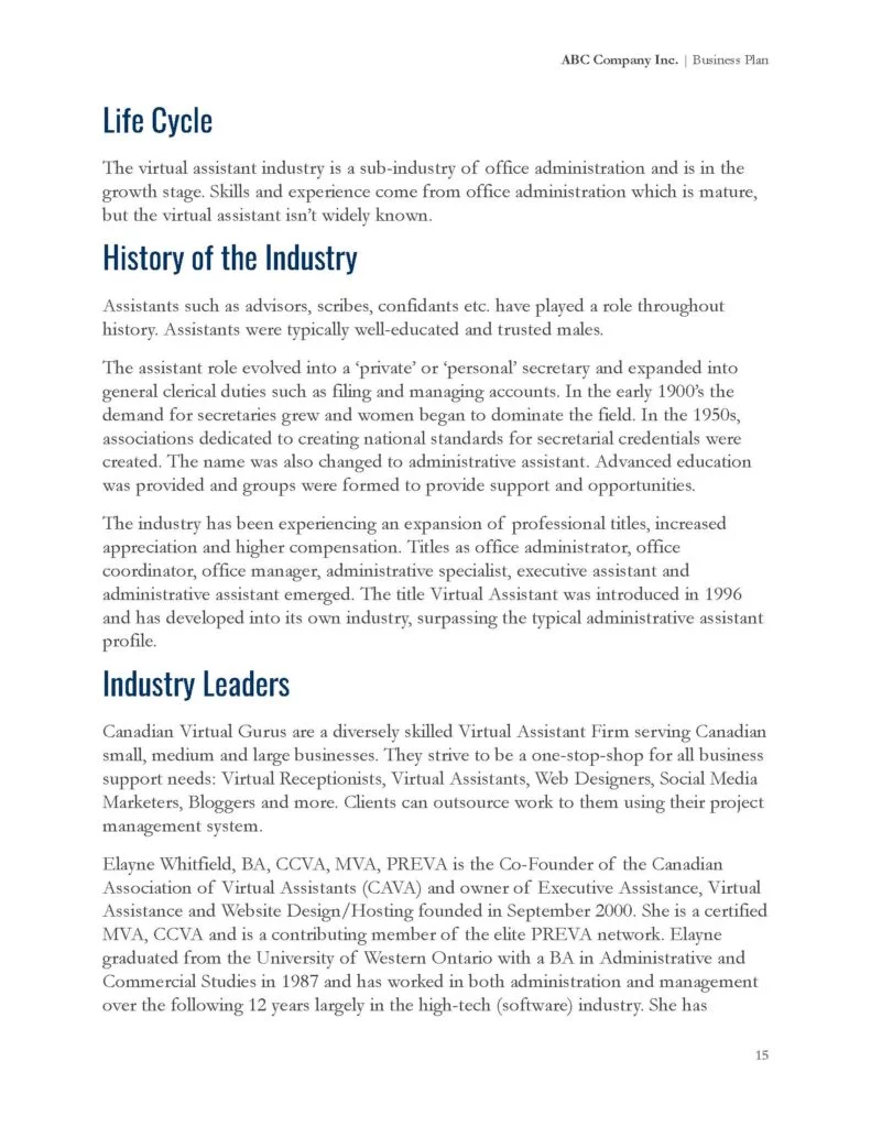 Industry profile