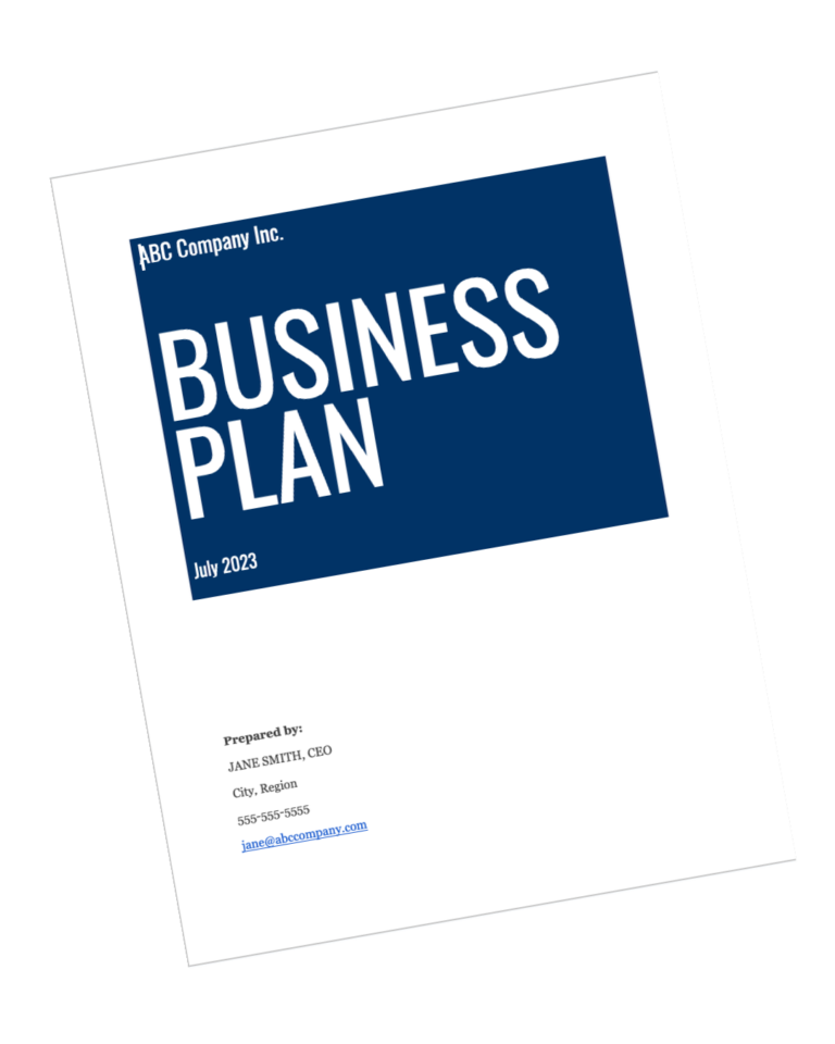 Classic Business Plan Template