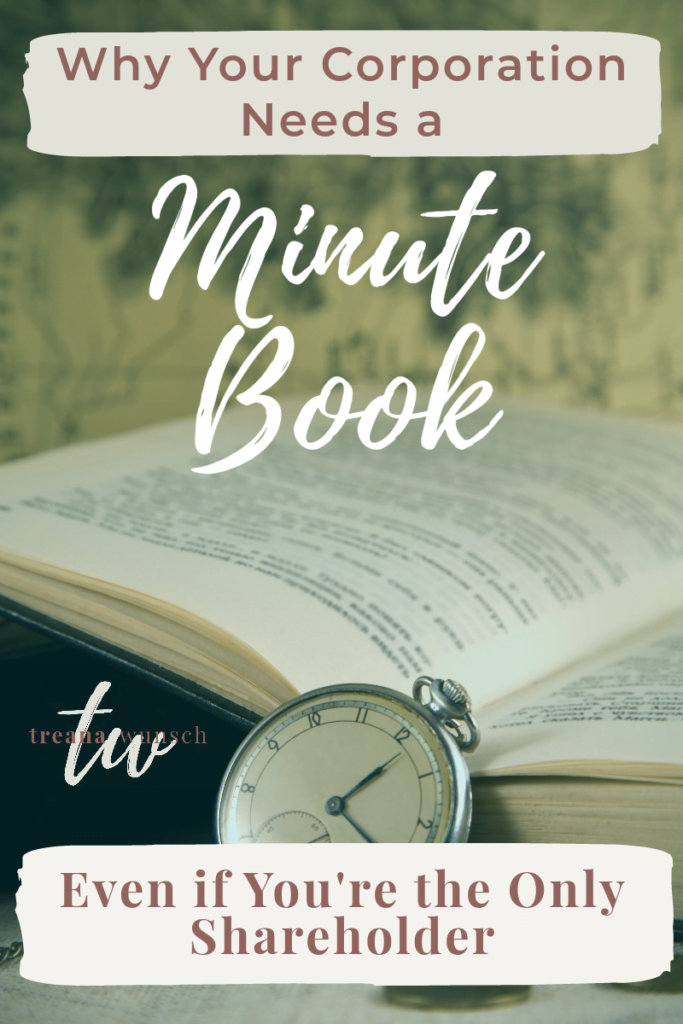 Why Your Corporation Needs a Minute Book…Even if You're the Only Shareholder 44 minute book featured image
