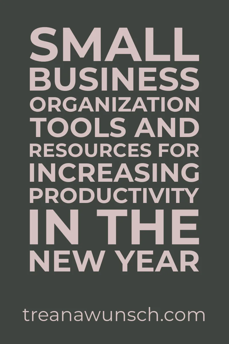 small business organization tools and resources