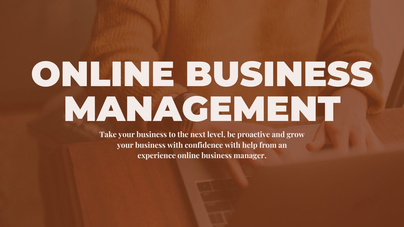 online business management services page
