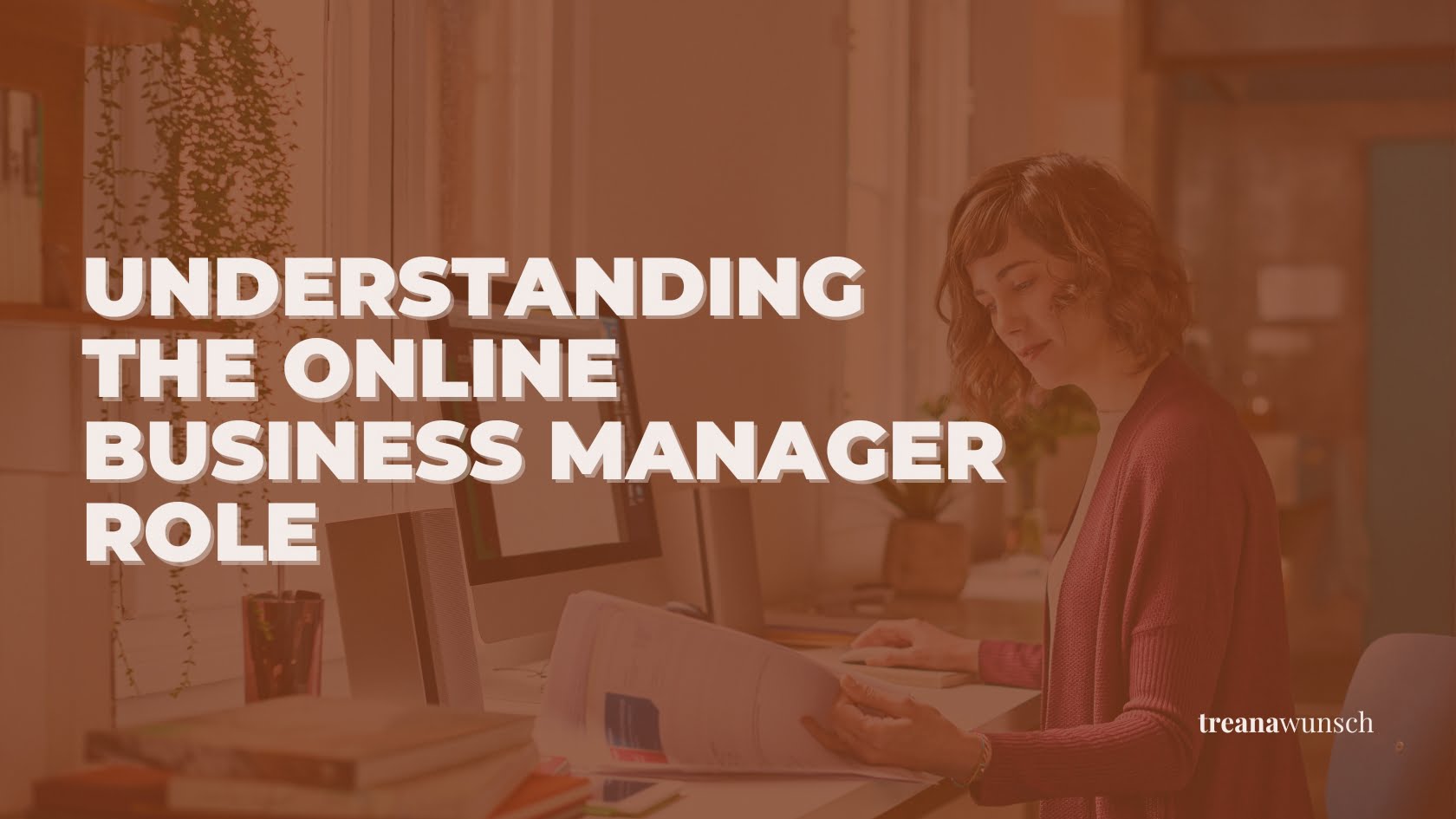 online business manager role